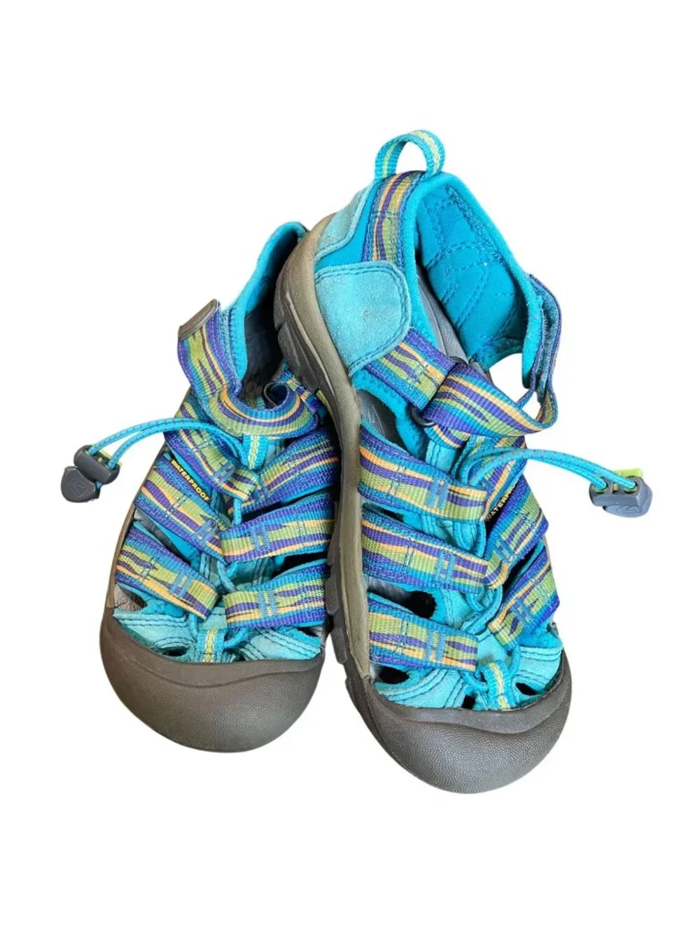 KEEN Newport H2 Sandals Unisex Big Kids Size 1 Waterproof Shoes Camp Hiking Blue
